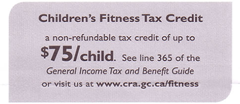 Children's Fitness Tax Credit