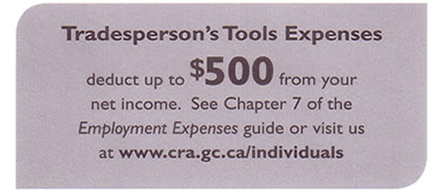 Tradeperson's Tools Expenses